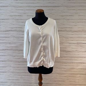 EUC!  Talbots off-white cardigan